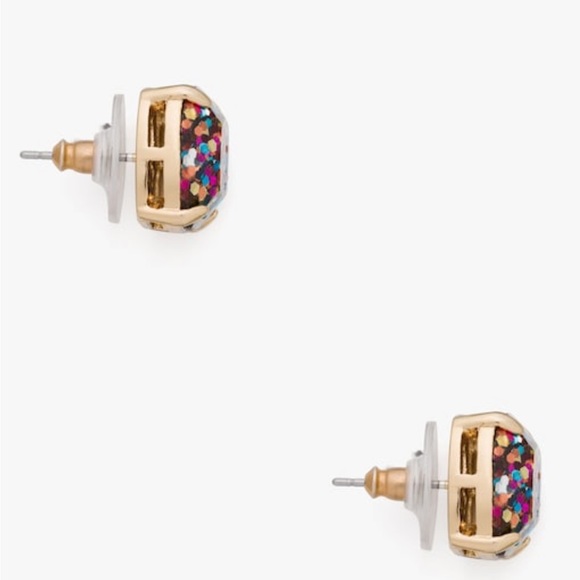 New kate spade new york Square Glitter Stud Earrings - Picture 5 of 14